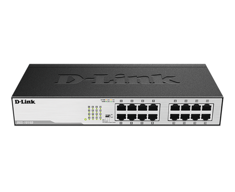 DGS-1016D  L2 Unmanaged Switch with 16 10/100/1000Base-T ports.