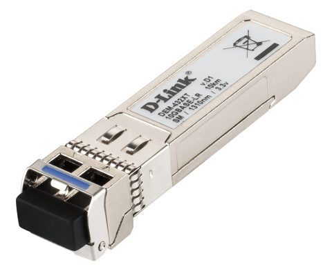 D-LINK DEM-432XT SFP+ Transceiver with 1 10GBase-LR port.