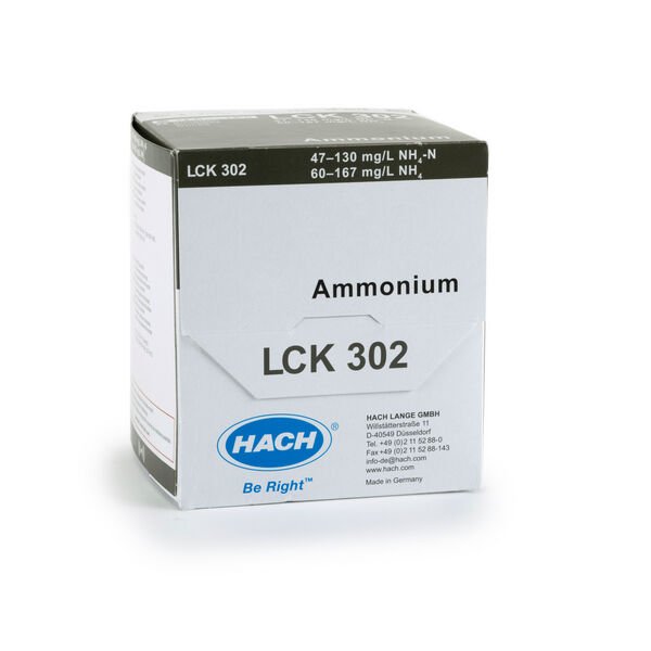 Amonyum küvet testi, 47-130 mg/L NH₄-N LCK302