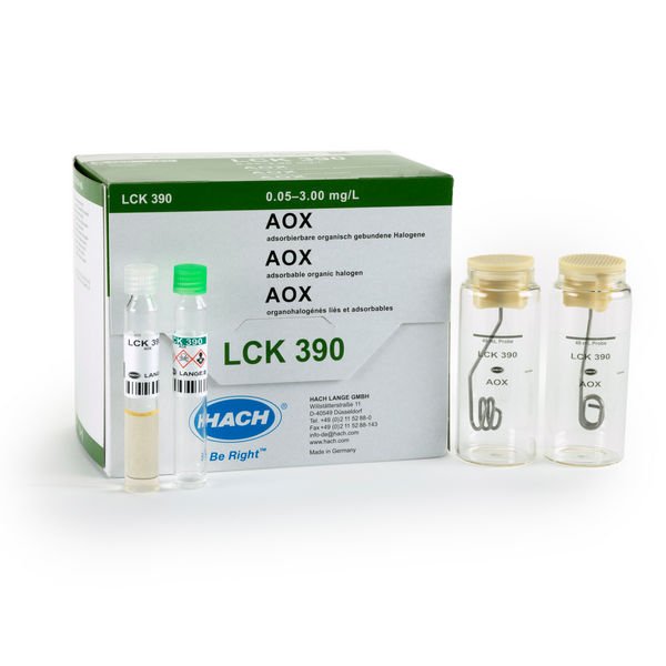 AOX küvet testi 0,05-3,0 mg/L LCK390.00
