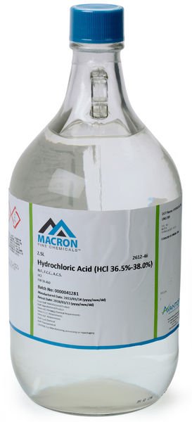 Hidroklorik asit, 2,5 L 13406