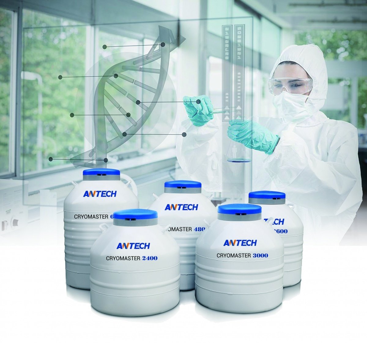 Antech CryoMaster Sıvı Azot Tankları