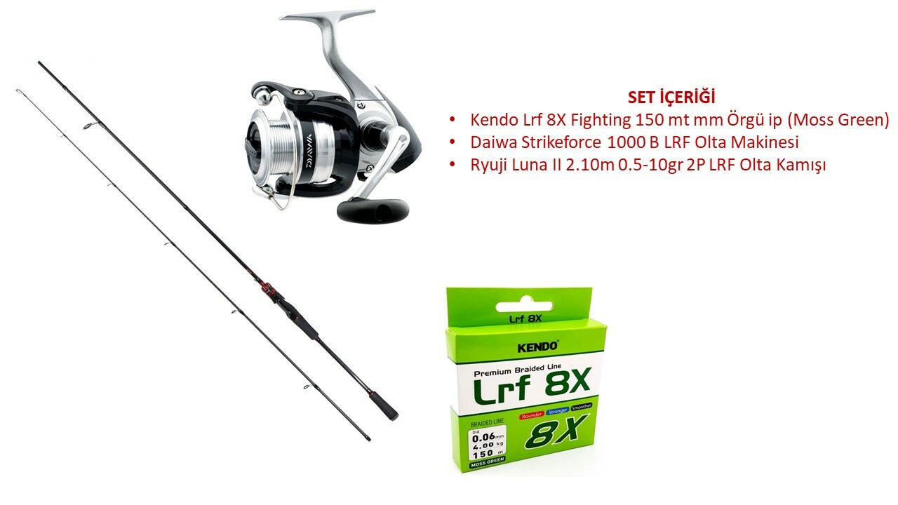 Ryuji Luna II 2.10m 0.5-10gr & Daiwa Strikeforce 1000B LRF SET