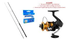 Fujin Sniper 240cm 10-40gr Spin Kamış & Shimano FX 4000 FC Spin Makinesi SPİN SET