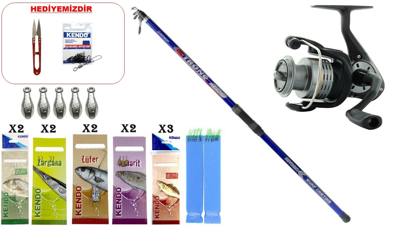 Remixon Strong 4.20m&Okuma Revenger-55 SURF SETİ