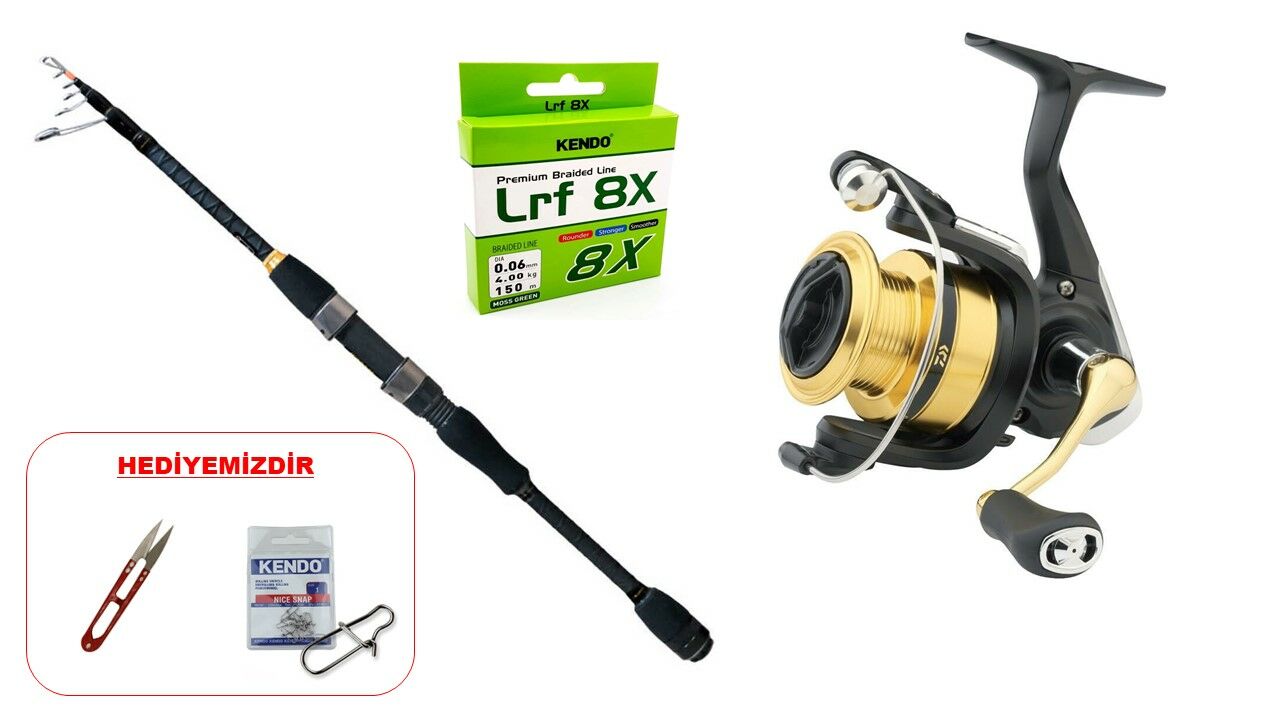 Ryuji Rock Fish Tele 3-16gr & Daiwa RS1000 LRF SETİ