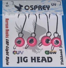 Osprey LRF Jig Head (Pembe UV)