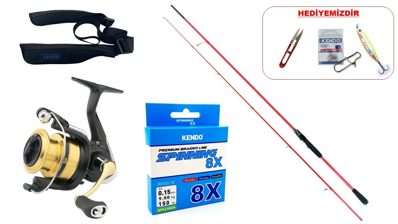 Ryuji Red Fox 2.70m 5-55gr & Daiwa RS4000 Spin Seti