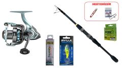 ﻿ ﻿Ryuji Rock Fish Tele 2.28m 3-16gr & Okuma Alaris-20 LRF SETİ