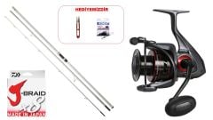 Daiwa New Crosscast 4.20m 100-225gr & Okuma Ceymar C-8000A Profesyonel Surf Seti