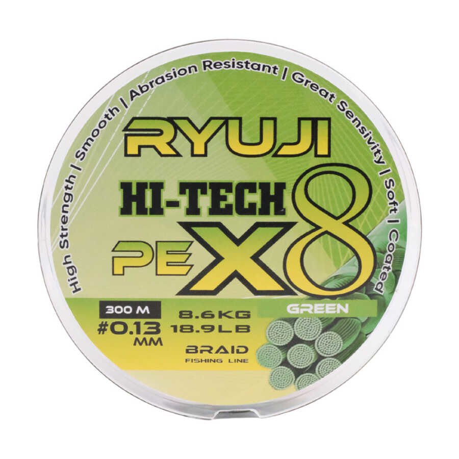 Ryuji Hi-Tech X8 300m Green İp Misina