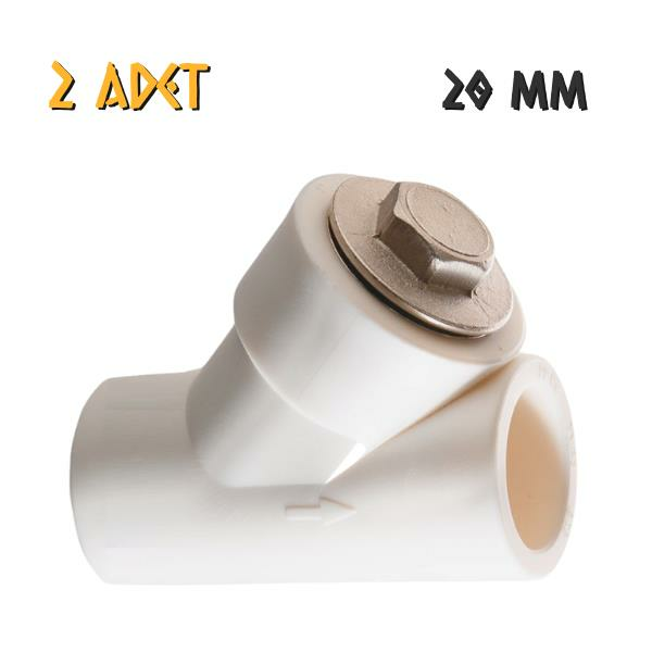 Plastherm PPRC Pislik Tutucu Filtre 20 mm. - Dişi - 2 Adet