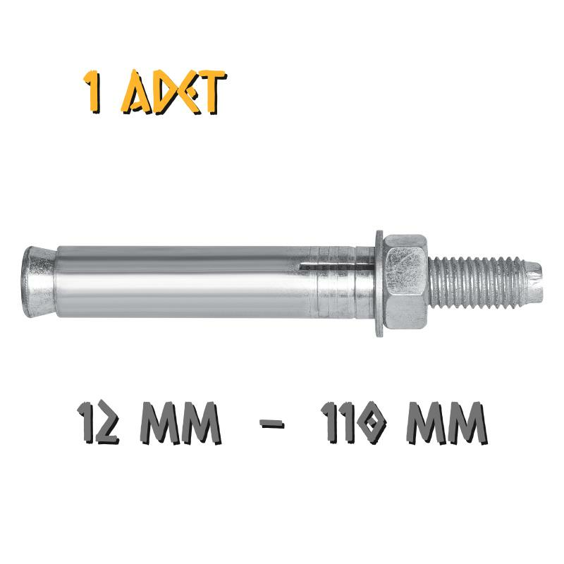 Made Borulu Çelik Dübel 12x110 mm. - 1 Adet
