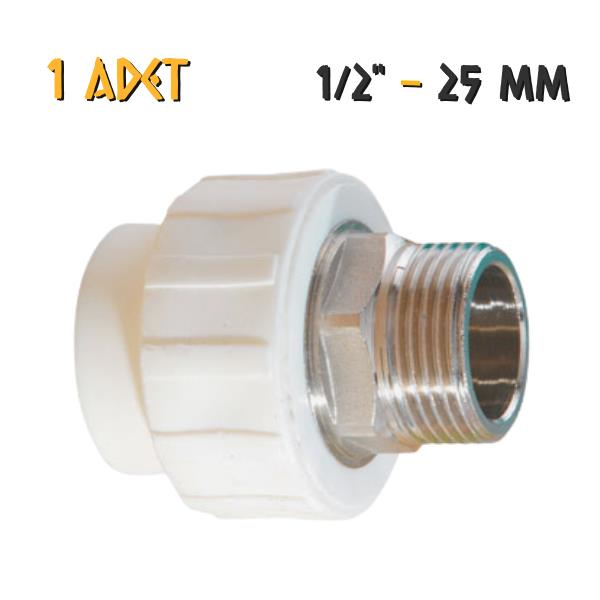 Plastherm PPRC Dış Dişli Rekor - 25x1/2'' - 1 Adet
