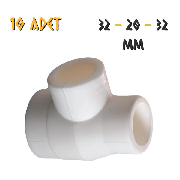 Plastherm PPRC İnegal T Parçası - 32x20x32 mm. - 10 Adet