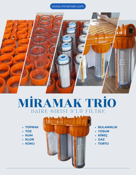 Mk37 Gold Trio Üçlü Filtre Seti