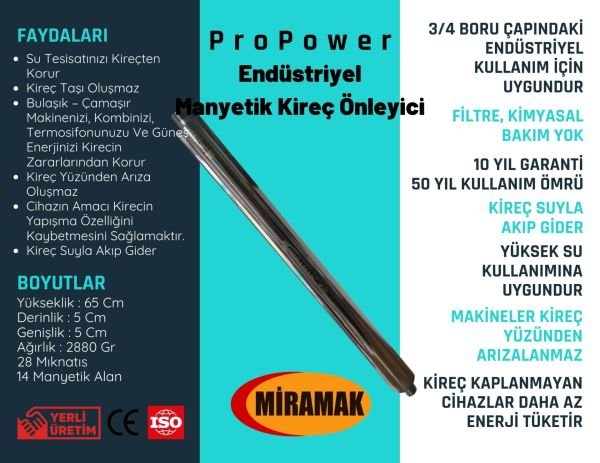 Miramak ProPower 3/4 İnç Fabrika Tipi