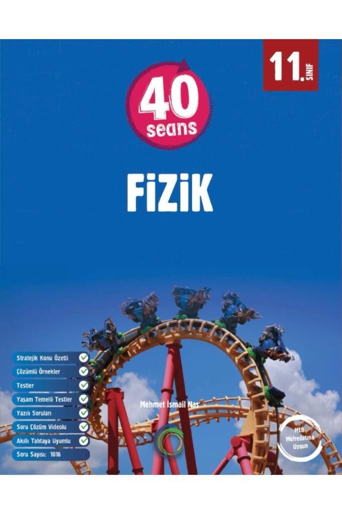 11.Sınıf 40 Seans Fizik Konu Özetli Soru Bankası 2024/25 Dönemi