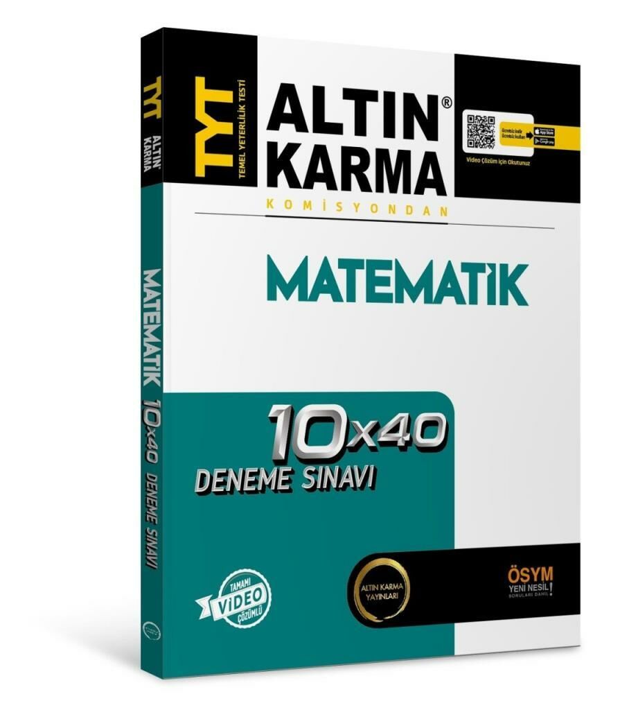 Altın Karma TYT Komisyondan Matematik Deneme