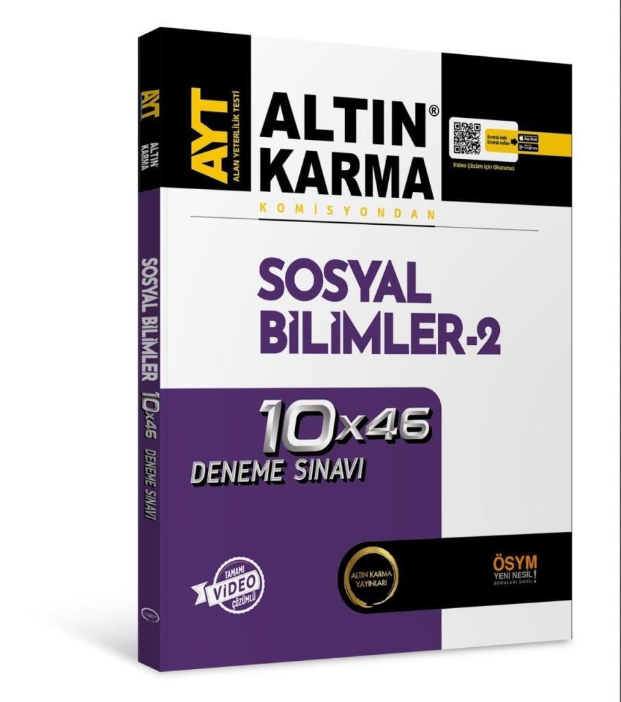 Altın Karma 2020 Ayt Komisyondan Sosyal Bilimleri Deneme