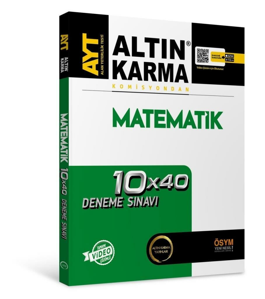 Altın Karma 2024 Komisyondan Ayt Matematik Deneme