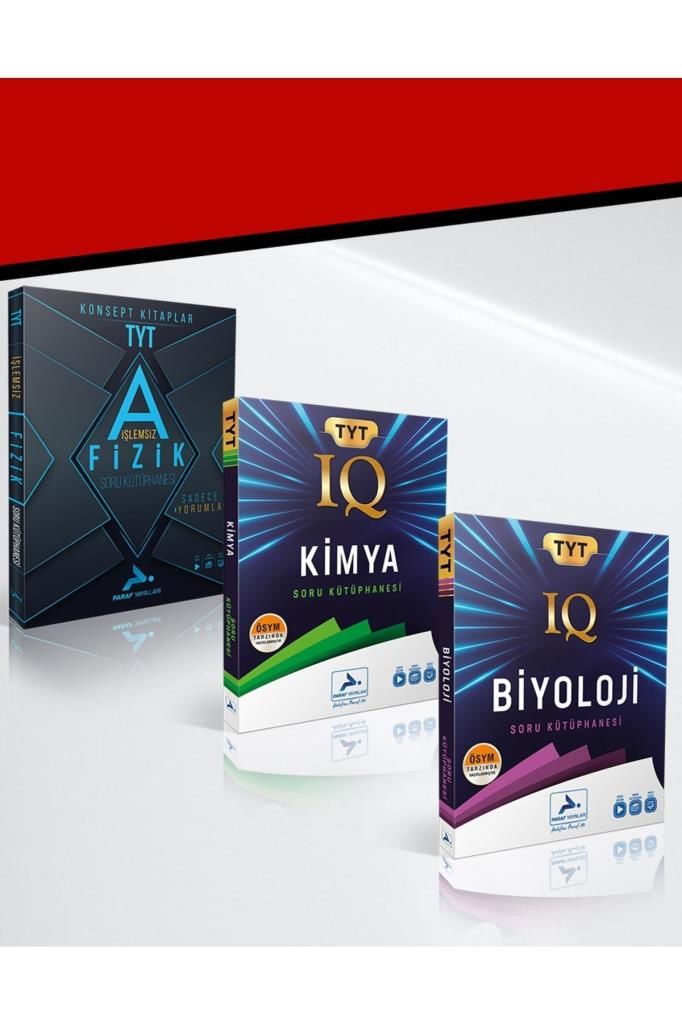 Tyt İşlemsiz Fizik, IQ Kimya, Biyoloji Soru Kütüphanesi