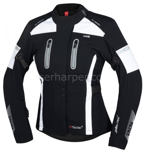 TOUR WOMEN`S JACKET PACORA-ST BLACK-WHITE