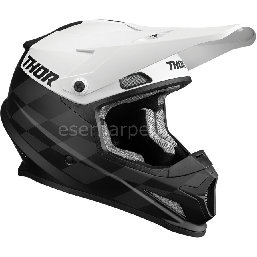 SECTOR BIRDROCK BLACK WHITE HELMET
