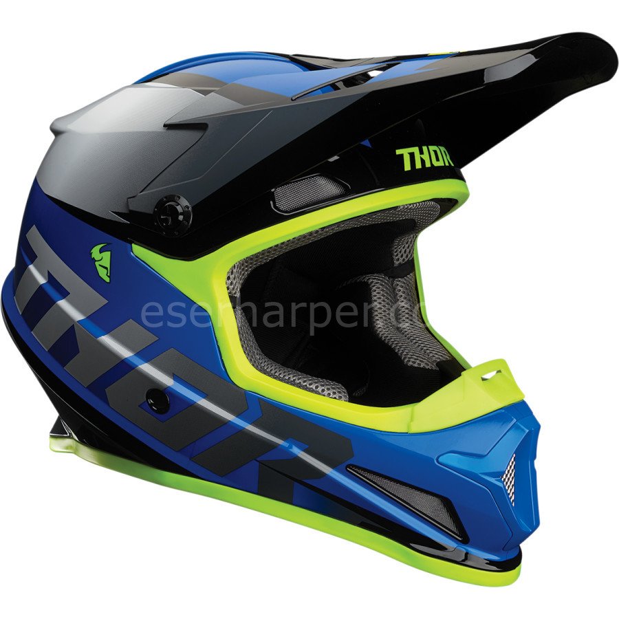 SECTOR FADER BLUE BLACK HELMET