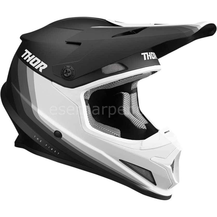 SECTOR RUNNER BLACK WHITE MIPS HELMETS