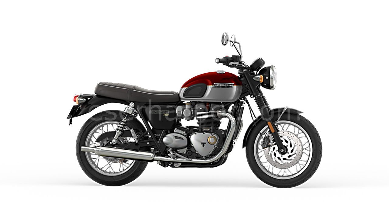 BONNEVILLE T120 CORDOVAN RED SILVER ICE