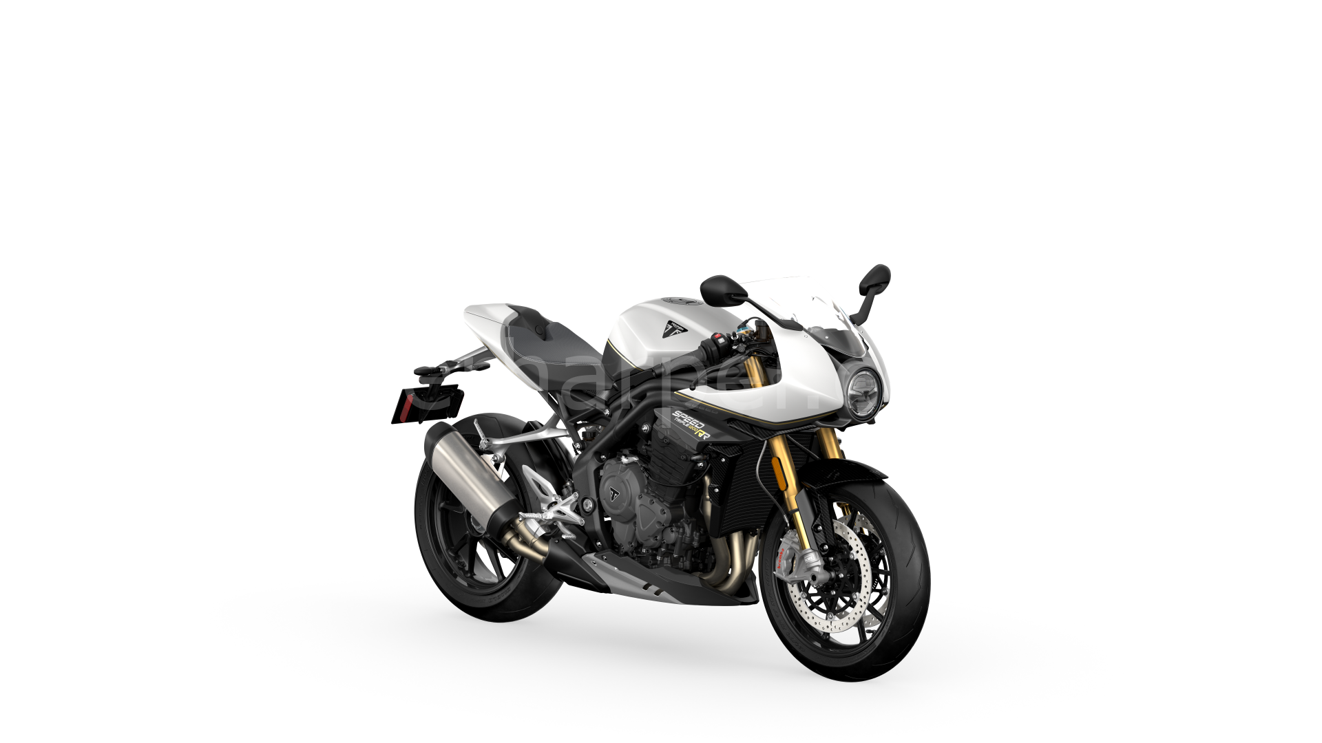 Speed Triple 1200 RR Cyrstal White Storm Grey