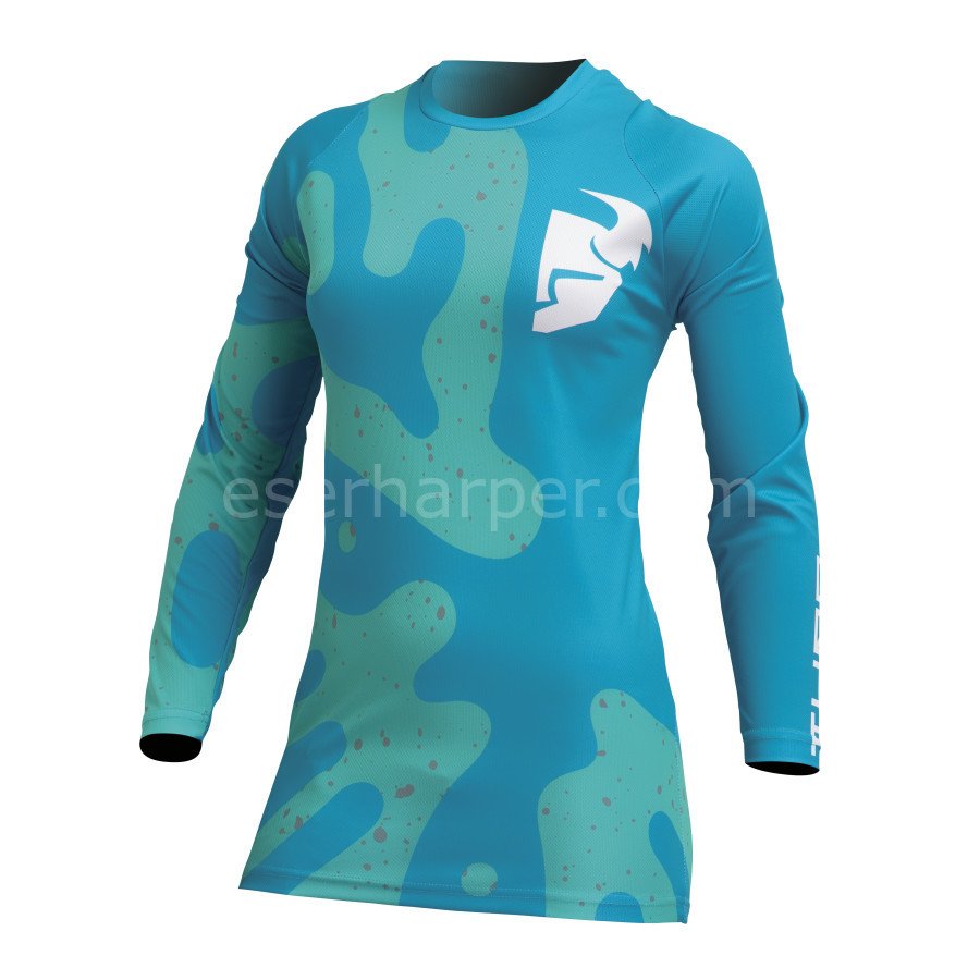 WOMEN'S SECTOR DISGUISE TEAL AQUA JERSEY