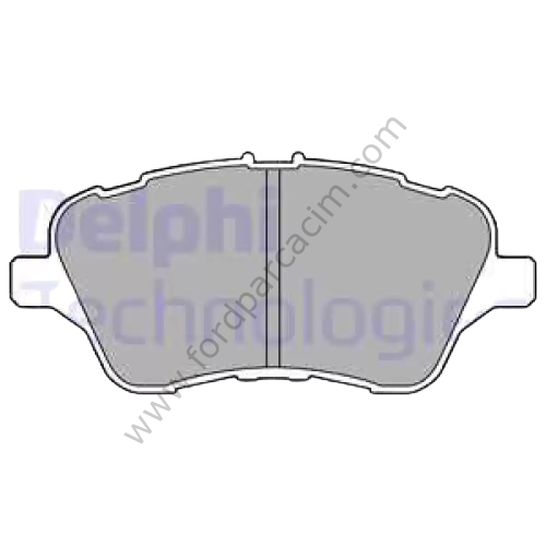 Courier Ön Fren Balatası Takım 2014 Ve Sonrası Modeller İçin DELPHİ