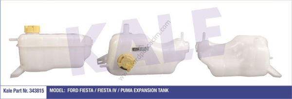 Fiesta Radyatör Yedek Su Deposu 3 Çıkışlı 1996-2001 Arası Modeller İçin KALE