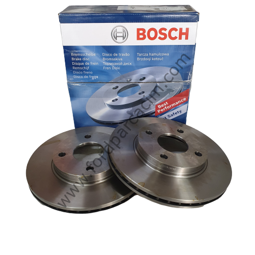 Ka Ön Fren Disk Ayna TAKIM Havalandırmalı Tip 1.6 DURATEC 258MM 1996-2008  Arası Modeller İçin BOSCH