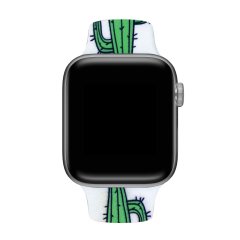 Apple Watch Kaktüs Desenli Silikon Kordon