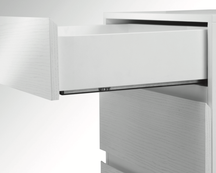 Samet Smart Slide Bas Aç Kısmi Açılım Mandallı Çekmece Rayı 50 cm