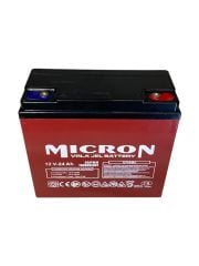 Micron  12V 24 Ah Japon Teknoloji VRLA Jel Akü Akü (Batarya, pil) E bike Motor Aküsü