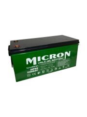 Micron  12V 200 Ah Japon Teknoloji VRLA Jel Akü Akü (Batarya, pil)