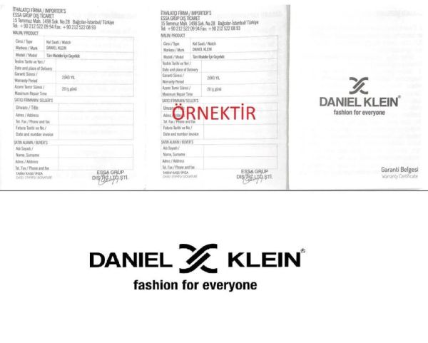 Daniel Klein D:Time DK013296B-01 Erkek Kol Saati