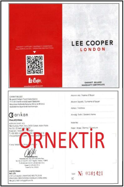 Lee Cooper LC07379.690 Fonksiyonlu Erkek Kol Saati