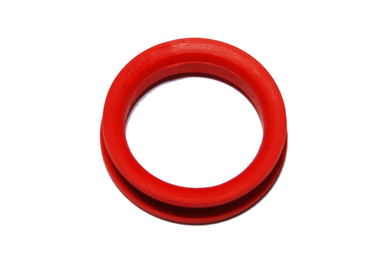 Finger Ring L 24 mm Red Scissor rings