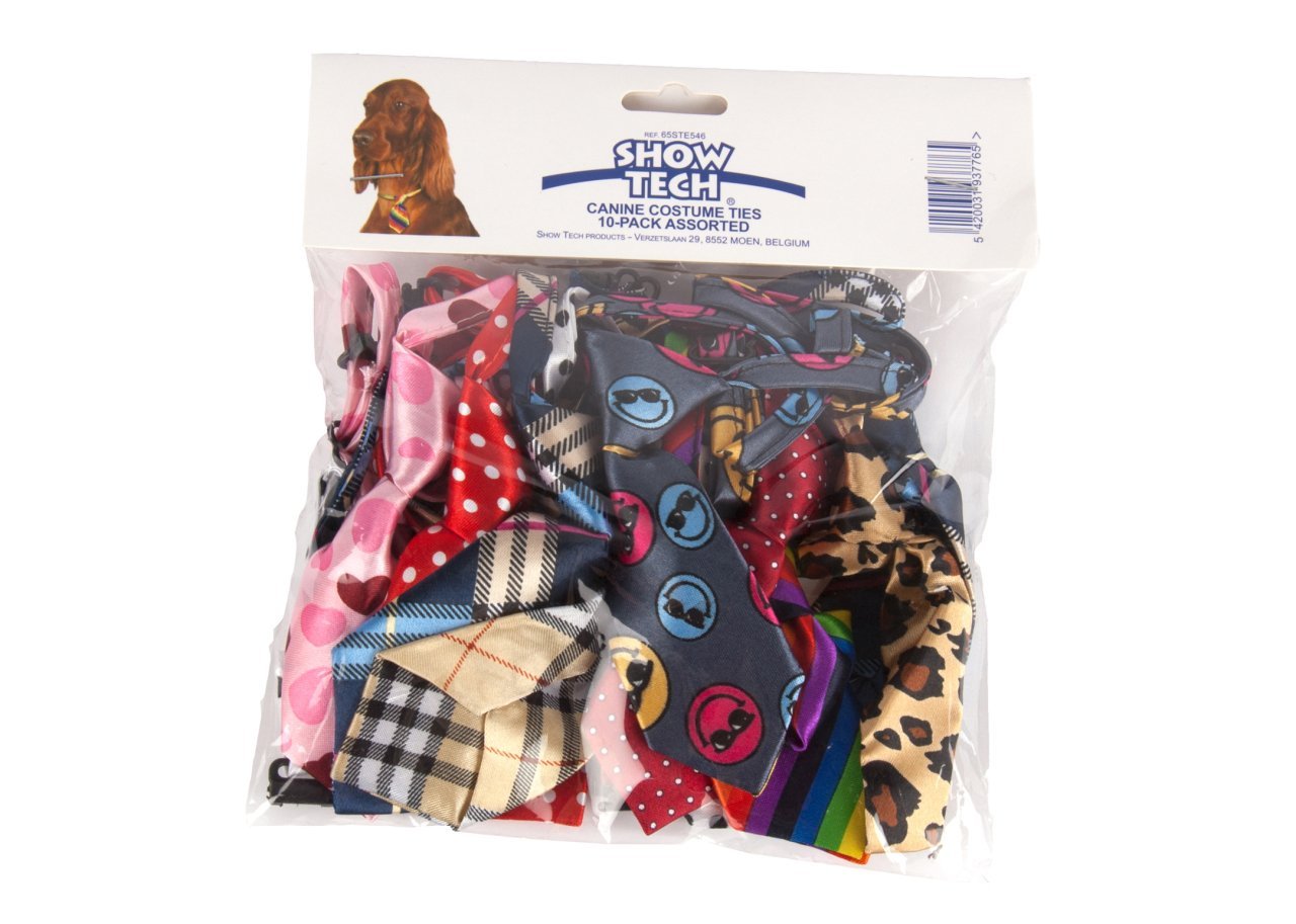 Canine Costume Ties 10-pack Assorted