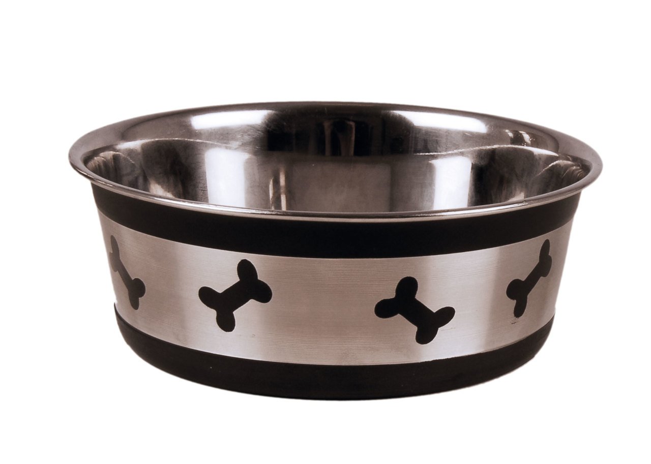 Shiny Diny Pet Bowl Black 473 ml