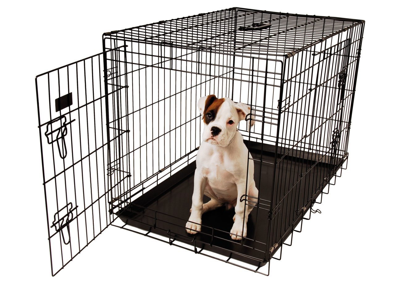American Cage Black with Plastic Tray Size 1 - 62x44x49cm Cage