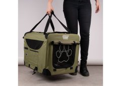 Easy Crate Khaki x Black Size 0 - 60x42x42cm Traveling Crate