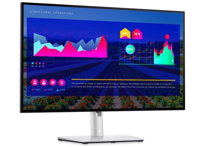 U2722D Dell UltraSharp 27 Monitor, 2560X1440, 8MS, HDMI, DP