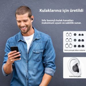 MPBH510AB Mdots IPX6 Tek/Çift Kullanım Bluetooth Kulaklık