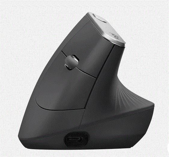 910-005448 MX Vertical Gelişmiş Ergonomik Kablolu-kablosuz 4000DPI Siyah Mouse